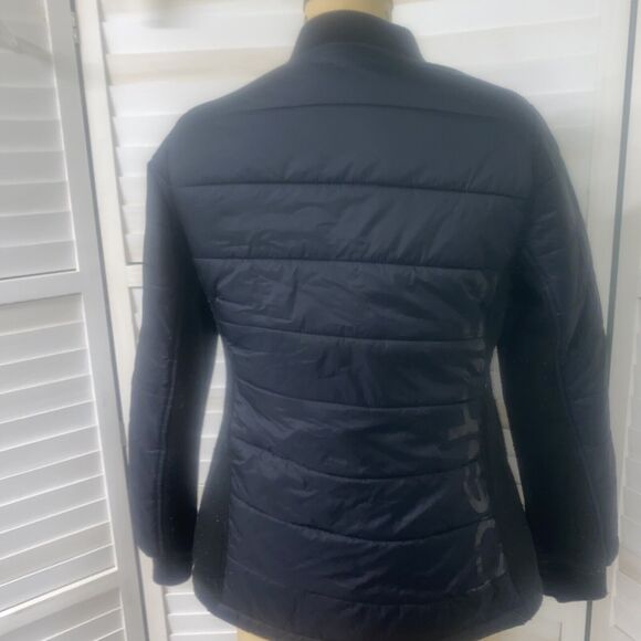 Bebe Sport Women’s Black Puffer Jacket Coat Jacket Large - Picture 4 of 10